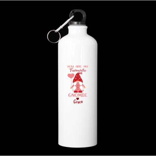 Personalised Water Bottle - Favourite Gnomie